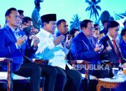 Presiden Prabowo Subianto dan Susilo Bambang Yudhoyono menghadiri perayaan HUT ke-25 Partai Demokrat di Jakarta.