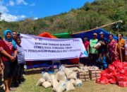 Penyaluran bantuan logistik sebanyak dua ton oleh PT PPA dan BNPB untuk korban gempa bumi di Nusa Tenggara Timur.