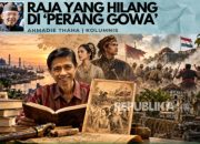 Penulis Ahmadie Thaha saat meluncurkan novel sejarah Perang Gowa 1905–1906 di Gedung Philanthropy Dompet Dhuafa, Jakarta.