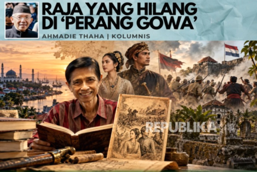 Penulis Ahmadie Thaha saat meluncurkan novel sejarah Perang Gowa 1905–1906 di Gedung Philanthropy Dompet Dhuafa, Jakarta.