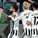 Pemain Juventus merayakan gol saat pertandingan Liga Europa melawan NEC Nijmegen di Allianz Stadium