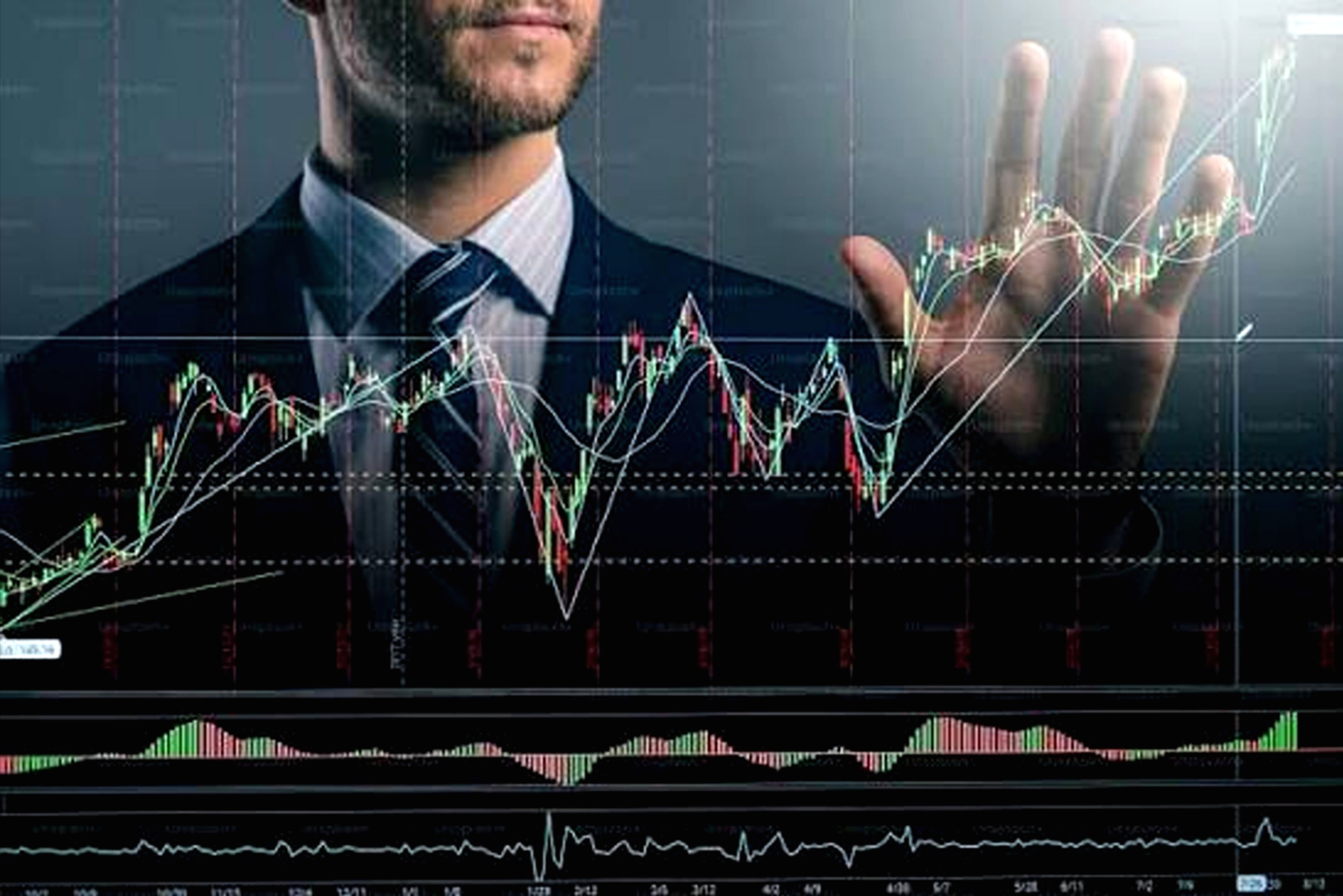 Ilustrasi grafik harga aset kripto yang fluktuatif di layar komputer untuk strategi manajemen risiko