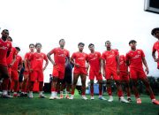Pemain Timnas Indonesia U-20 saat bertanding di lapangan hijau dalam laga kualifikasi Piala Asia U-20
