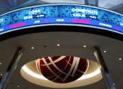Grafik pergerakan Indeks Harga Saham Gabungan di Bursa Efek Indonesia