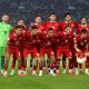 Pelatih timnas Indonesia John Herdman saat memimpin laga kontra Singapura di Stadion GBK