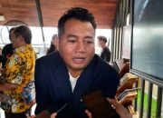 Ketua Umum Partai Demokrat Agus Harimurti Yudhoyono saat memberikan pidato di Kantor DPP Partai Demokrat, Jakarta Pusat.