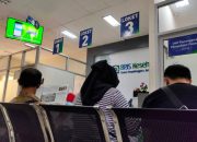 Kantor pusat BPJS Kesehatan di Jakarta dengan logo lembaga terlihat jelas