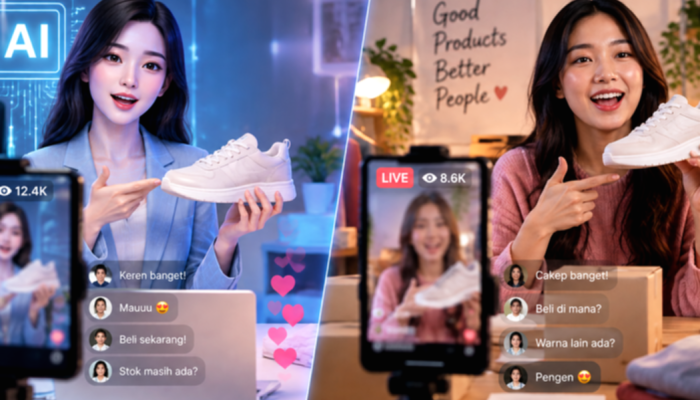 AI Mulai Kuasai Live Ecommerce, Lebih Murah Ketimbang Host Manusia