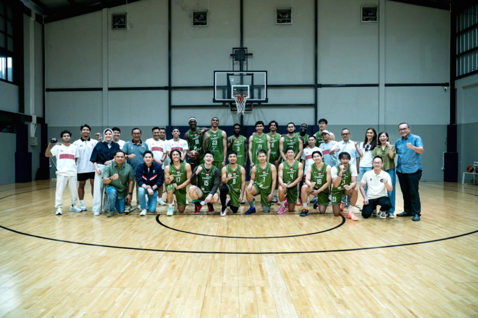 Dua belas pemain tim nasional basket putra Indonesia yang dipersiapkan untuk berlaga di Asian Games 2026