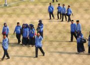 Suasana kantor pemerintahan Kabupaten Sampang saat proses administrasi kepegawaian berlangsung