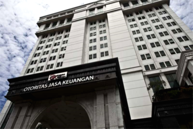 Gedung kantor Otoritas Jasa Keuangan (OJK) di Jakarta