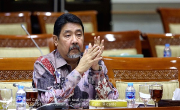 Ketua Dewan Nasional SETARA Institute, Hendardi, memberikan keterangan terkait kasus penyiraman air keras
