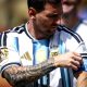 Lionel Messi saat mengenakan seragam Timnas Argentina di lapangan hijau