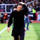 Shin Tae Yong memberikan keterangan pers jelang laga perdana Persija Jakarta melawan Borneo FC di BRI Super League.