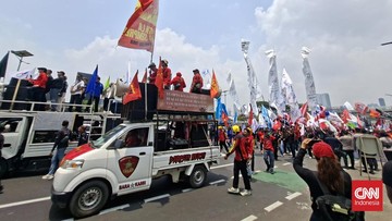 demo-buruh-hari-ini-di-gedung-dpr,-11-ribu-aparat-diterjunkan
